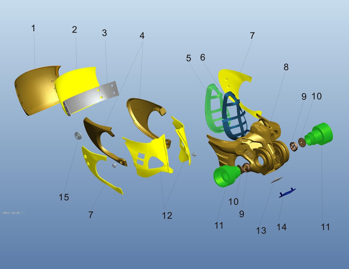 联名防毒面具外观设计